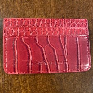 Brand New B-Low The Belt Red Croc Case